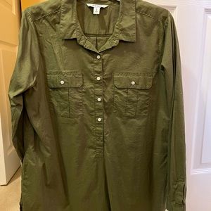 Old navy button down pull over top